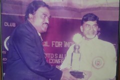 Former CM Shri. Chandra Babu Naidu Honors Lion A. Vijay Kumar for Exceptional Contributions to Society.