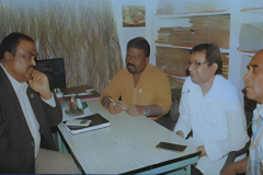 Dr.  AVK engrossed in discussions