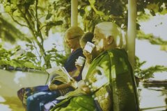 Senior Citizen enjoys a commnal  liiving at Sevashram
