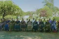 All the residents at Sevashram in a group photo