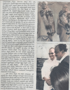 Lionavk with YS Raja shekar reddy
